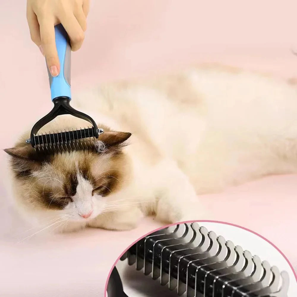 2-Sided Pet Deshedding Brush