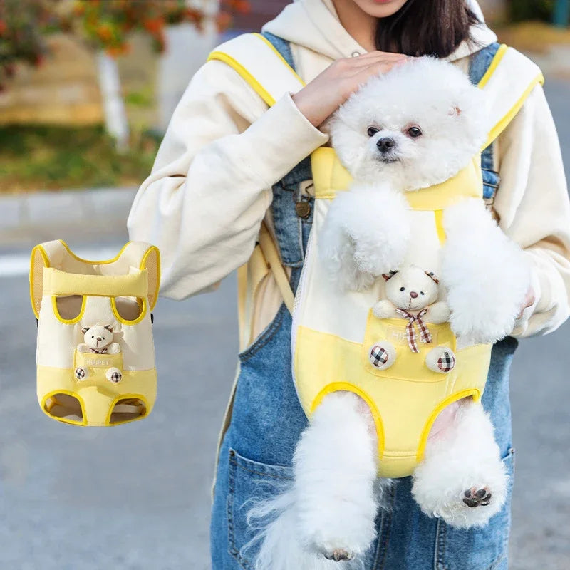 PawSnug™ – Hands-Free Chest Carrier for Pets