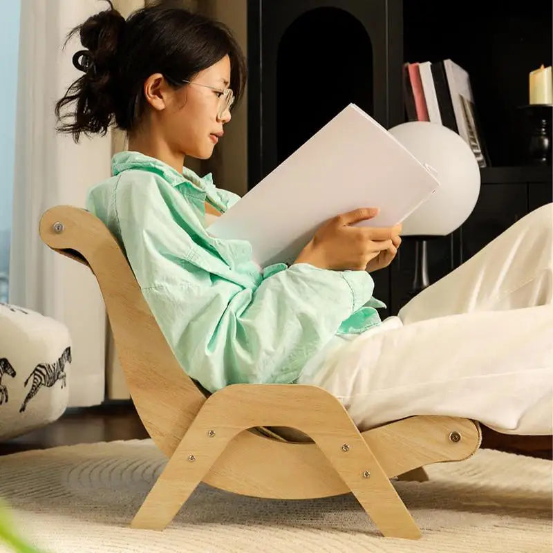 Wooden Sisal Cat Lounge Chair – Stylish & Comfortable