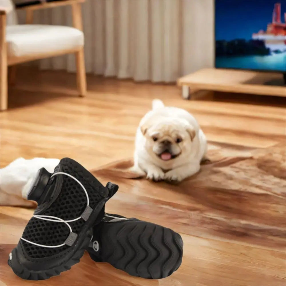 PawGuard™ Cozy Button Shoes